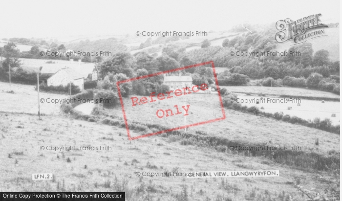 Photo of Llangwyryfon, General View c.1955