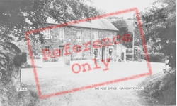 The Post Office c.1955, Llangwyryfon