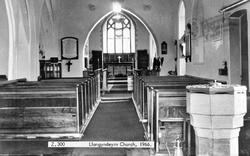 Church Interior 1966, Llangyndeyrn