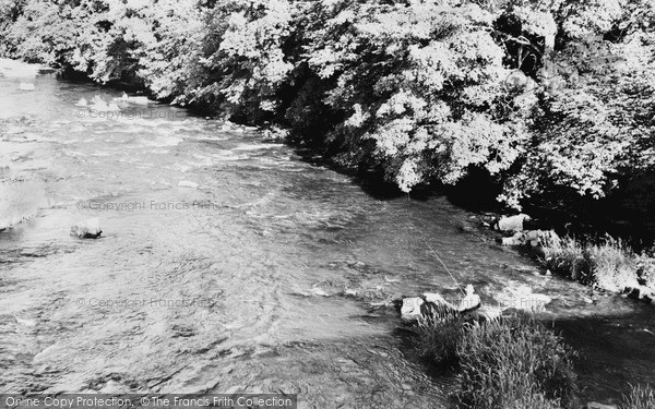 Photo of Llangynidr, Trout Fishing On The River Usk c.1960