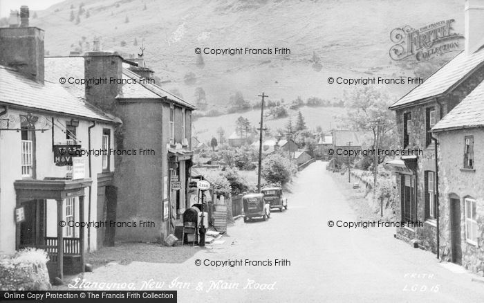 Photo of Llangynog, New Inn And Main Road c.1960