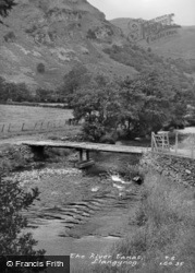 The River Tanat c.1960, Llangynog
