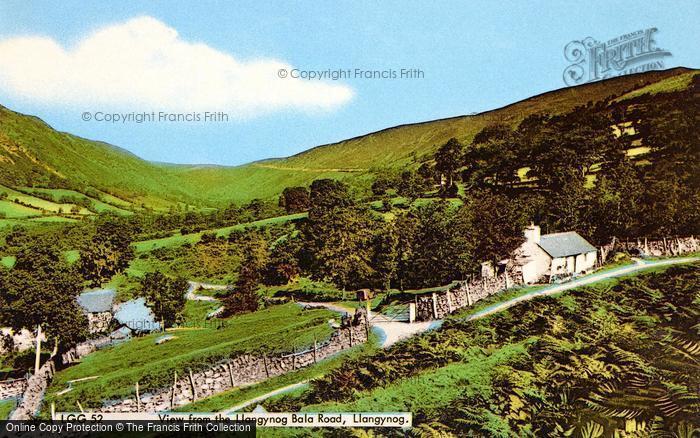 Photo of Llangynog, View From Bala Road c.1960
