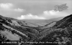 View From Llangynog Bala Road c.1960, Llangynog