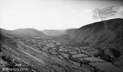 View From The Bala Road c.1960, Llangynog