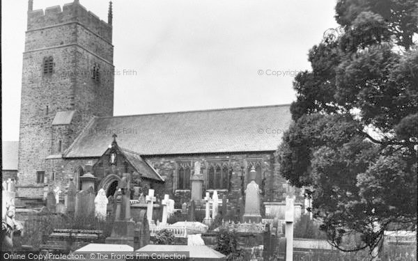 Photo of Llangynwyd, St Cynwyd's Church 1927