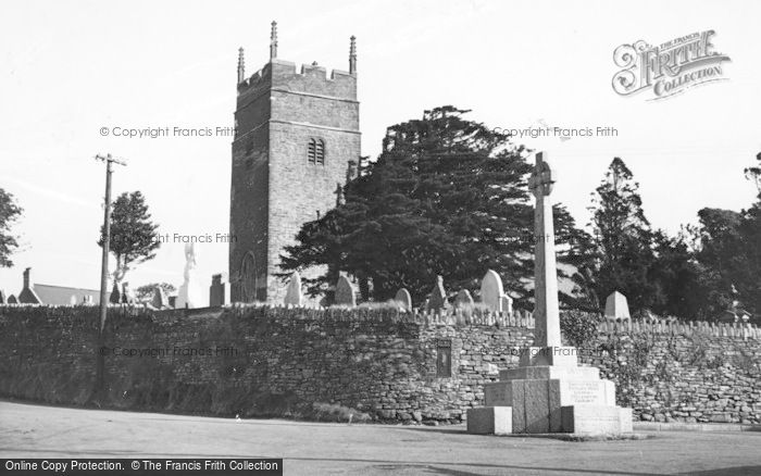 Photo of Llangynwyd, St Cynwyd's Church c.1960
