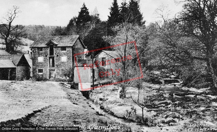 Photo of Llanidloes, Felindre Mill c.1955