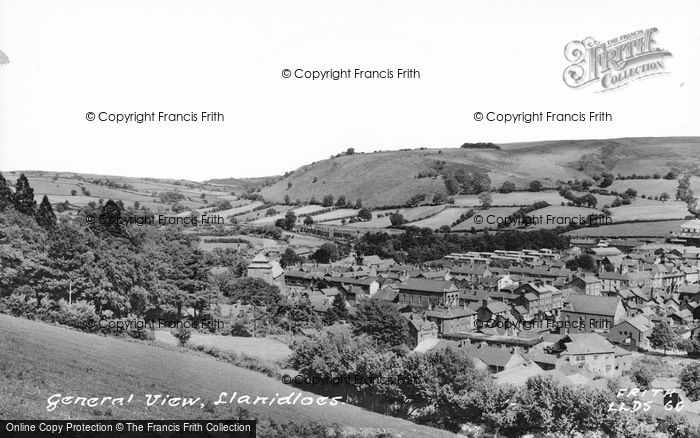Photo of Llanidloes, General View c.1965
