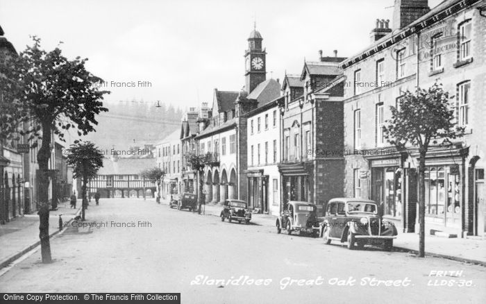 Photo of Llanidloes, Great Oak Street c.1955