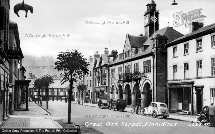 Photo of Llanidloes, Great Oak Street c.1955