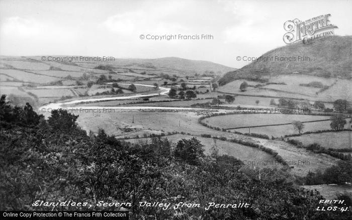 Photo of Llanidloes, Severn Valley From Penrallt c.1960