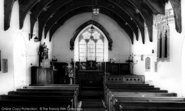 Photo of Llanilar, Church Interior c.1960