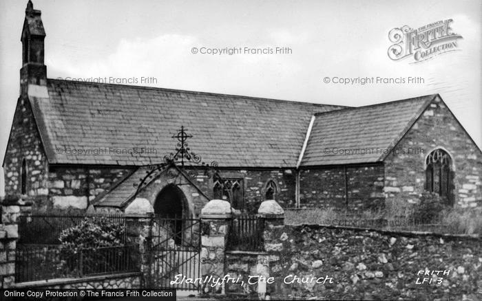 Photo of Llanllyfni, The Church c.1955