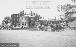 Deer Park And Zoo, Hall From The Putting Green c.1960, Llannerch Hall