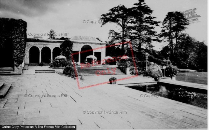 Photo of Llannerch Hall, Deer Park, Italian Terrace c.1960