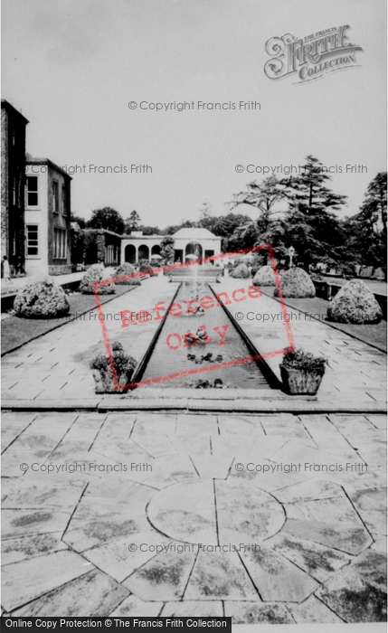 Photo of Llannerch Hall, Deer Park, Italian Terrace c.1960