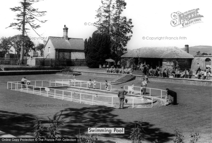 Photo of Llannerch Hall, Deer Park, Swimming Pool c.1960