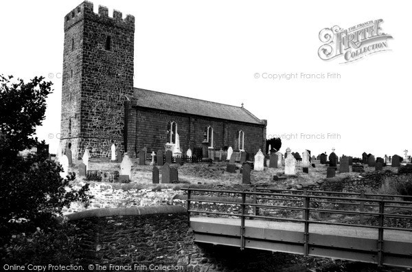 Photo of Llanon, St Ffraed's Church c.1955