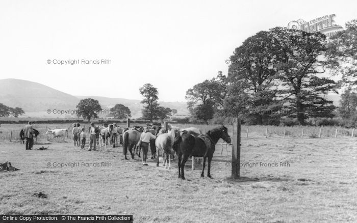 Photo of Llanrhaeadr Ym Mochnant, Pony Trekking c.1965