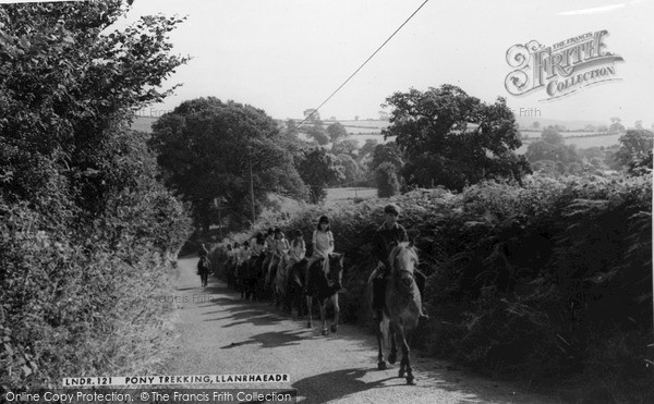 Photo of Llanrhaeadr Ym Mochnant, Pony Trekking c.1965