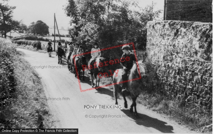Photo of Llanrhaeadr Ym Mochnant, Pony Trekking c.1965