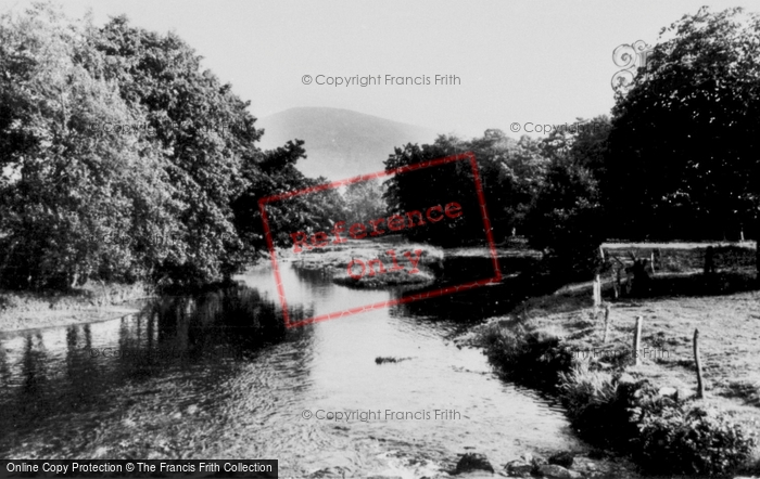 Photo of Llanrhaeadr Ym Mochnant, River Tanat c.1965