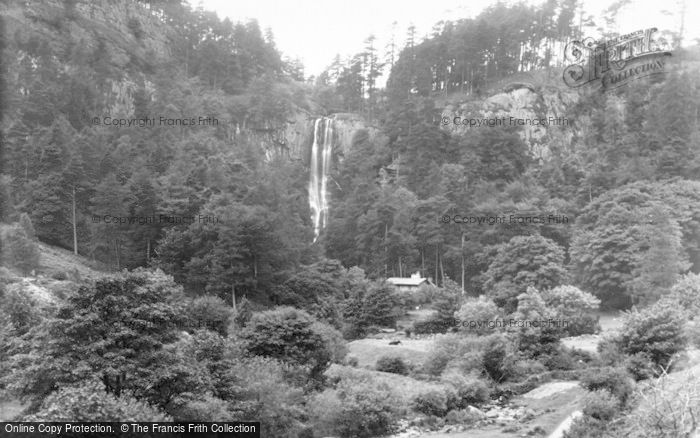 Photo of Llanrhaeadr Ym Mochnant, The Waterfall c.1955