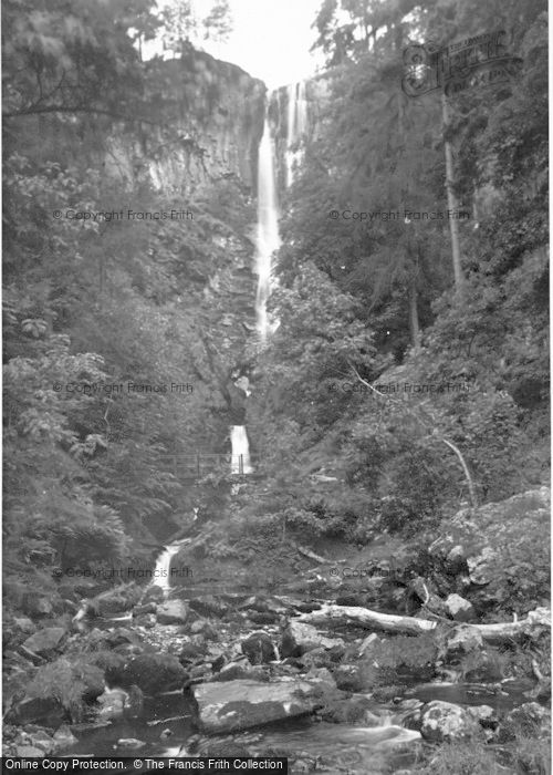 Photo of Llanrhaeadr Ym Mochnant, The Waterfall c.1955
