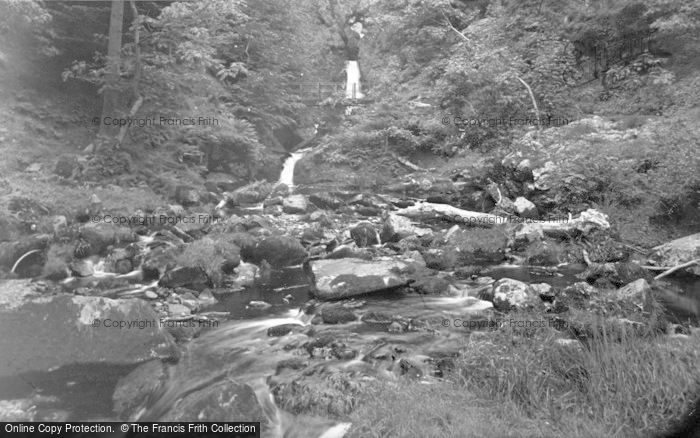 Photo of Llanrhaeadr Ym Mochnant, The Waterfall c.1955