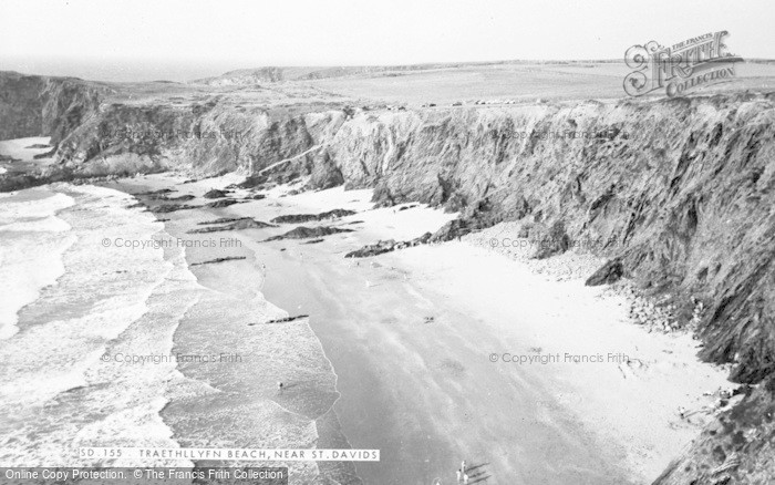 Photo of Llanrhian, Traeth Llyfn Beach c.1960