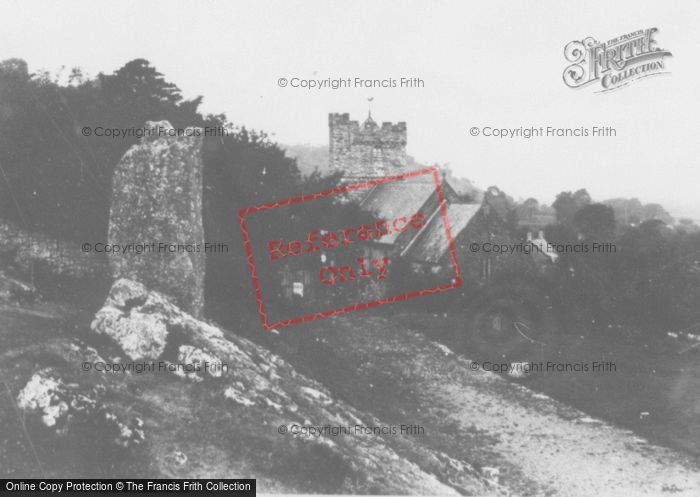 Photo of Llanrhidian, The Church And Whipping Stones c.1950