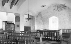 Church Interior c.1890, Llanrhychwyn