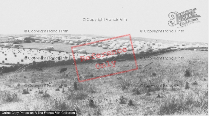 Photo of Llanrhystud, Pengarreg Caravan Park c.1965