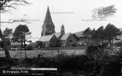 St Rhystud's Church c.1955, Llanrhystud