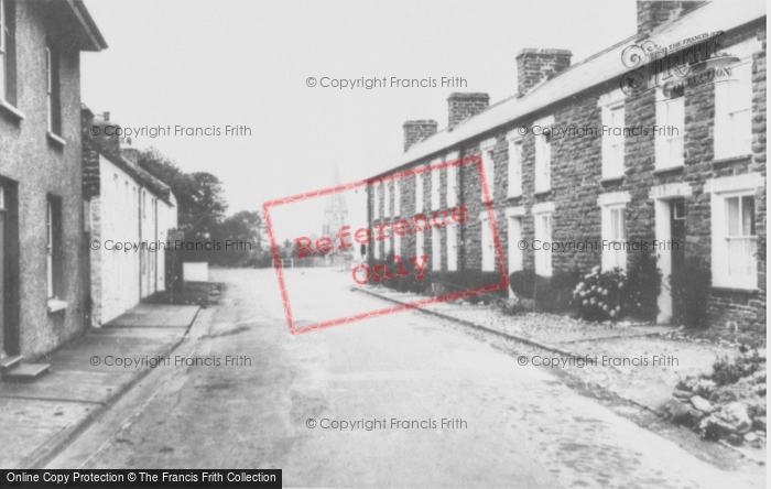 Photo of Llanrhystud, The Village c.1960