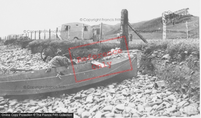Photo of Llanrhystud, View From The Beach c.1950