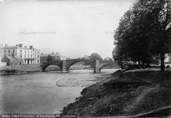 Photo of Llanrwst, Bridge And Victoria Hotel 1892
