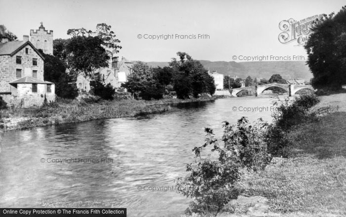 Photo of Llanrwst, Church And River 1915