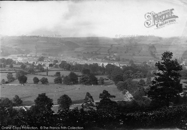 Photo of Llanrwst, From Gwydyr Woods 1891