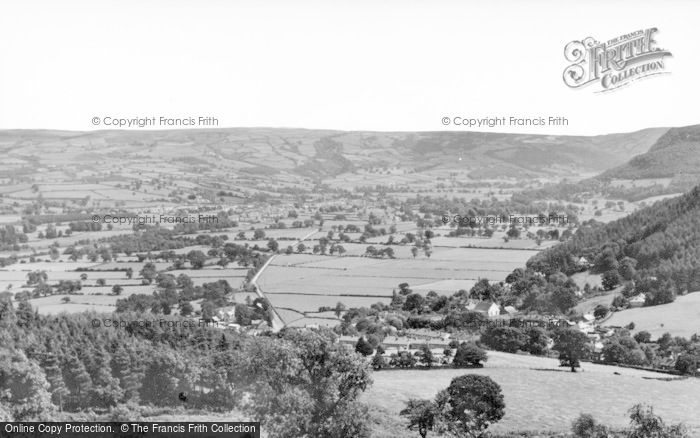 Photo of Llanrwst, From West c.1935