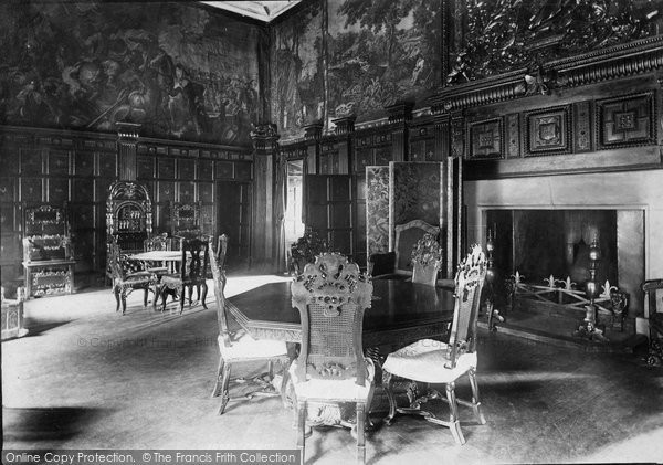 Photo of Llanrwst, Gwydyr Castle, Drawing Room 1895