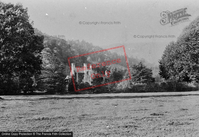 Photo of Llanrwst, Gwydyr Castle From The Park 1895