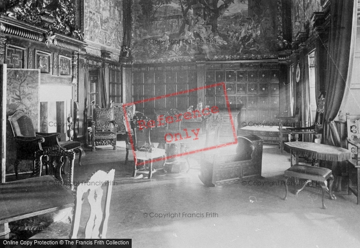 Photo of Llanrwst, Gwydyr Castle, The Drawing Room 1895