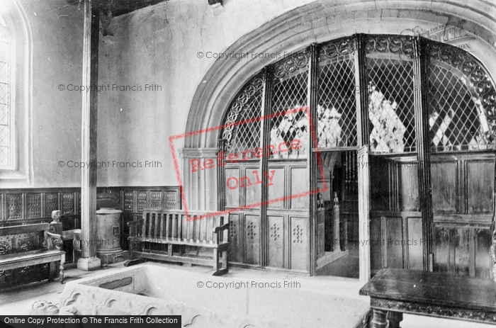 Photo of Llanrwst, Gwydyr Chapel, Interior 1891