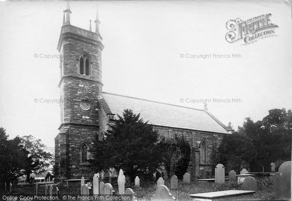 Photo of Llanrwst, St John's Church 1892