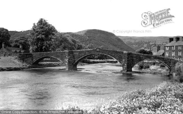 Photo of Llanrwst, The Bridge And River Conway 1963