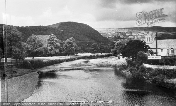Photo of Llanrwst, The Conway From Bridge 1961