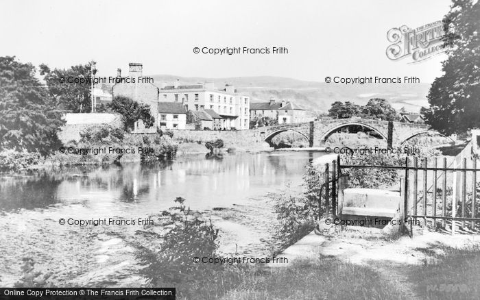 Photo of Llanrwst, The River And Bridge c.1950