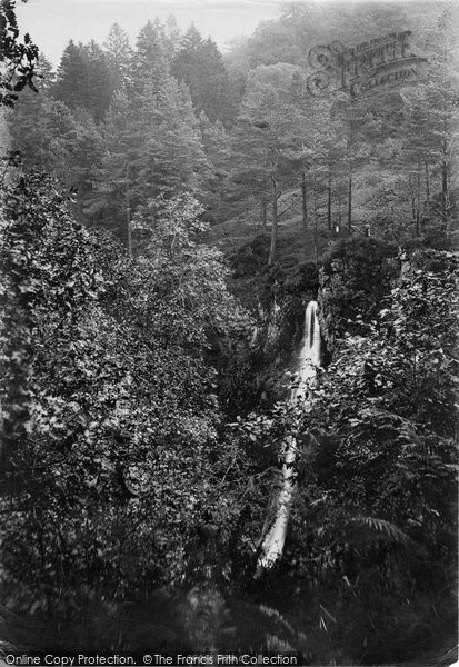 Photo of Llanrwst, White Mare's Tail Cascade From Above 1895